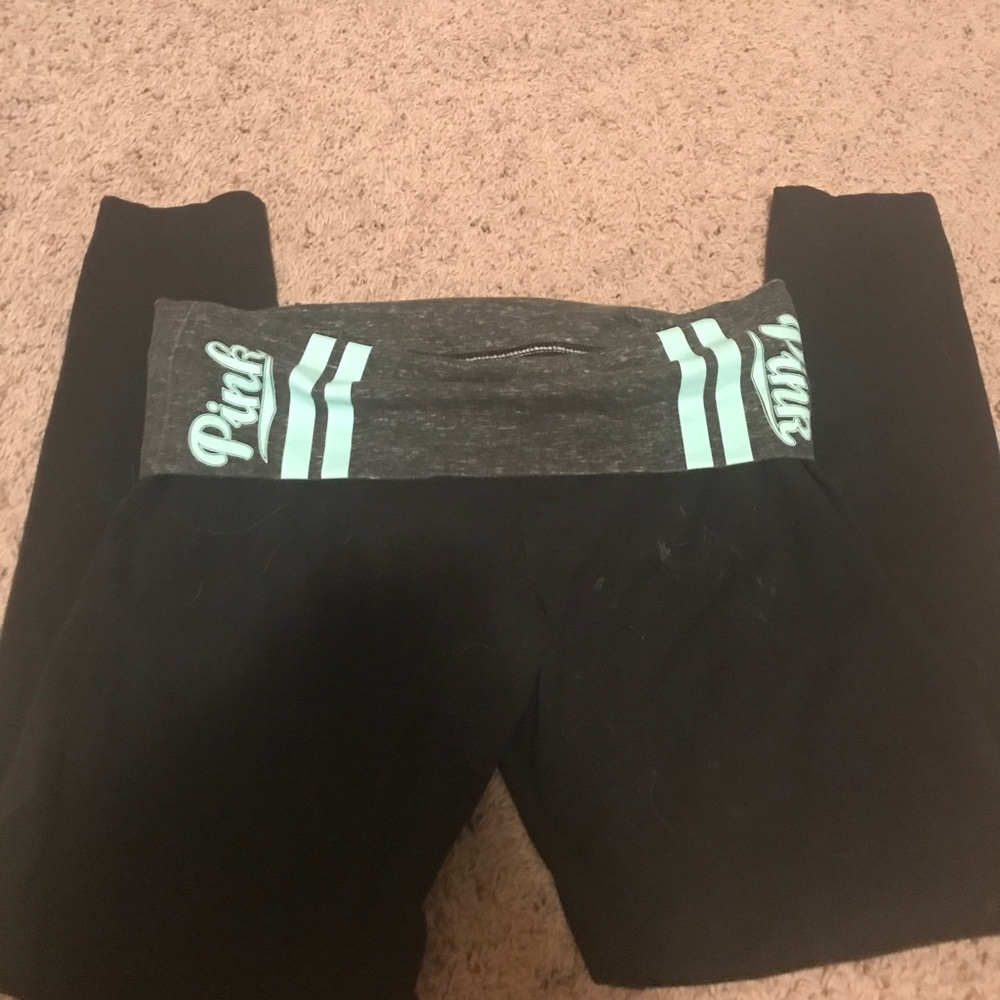 Pink yoga pants