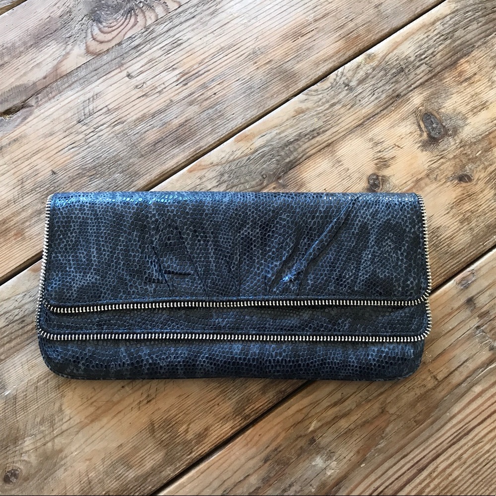 Lauren Merkin Lizard Clutch