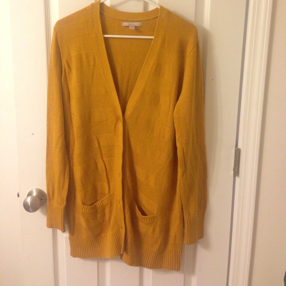 Long sweater cardigan