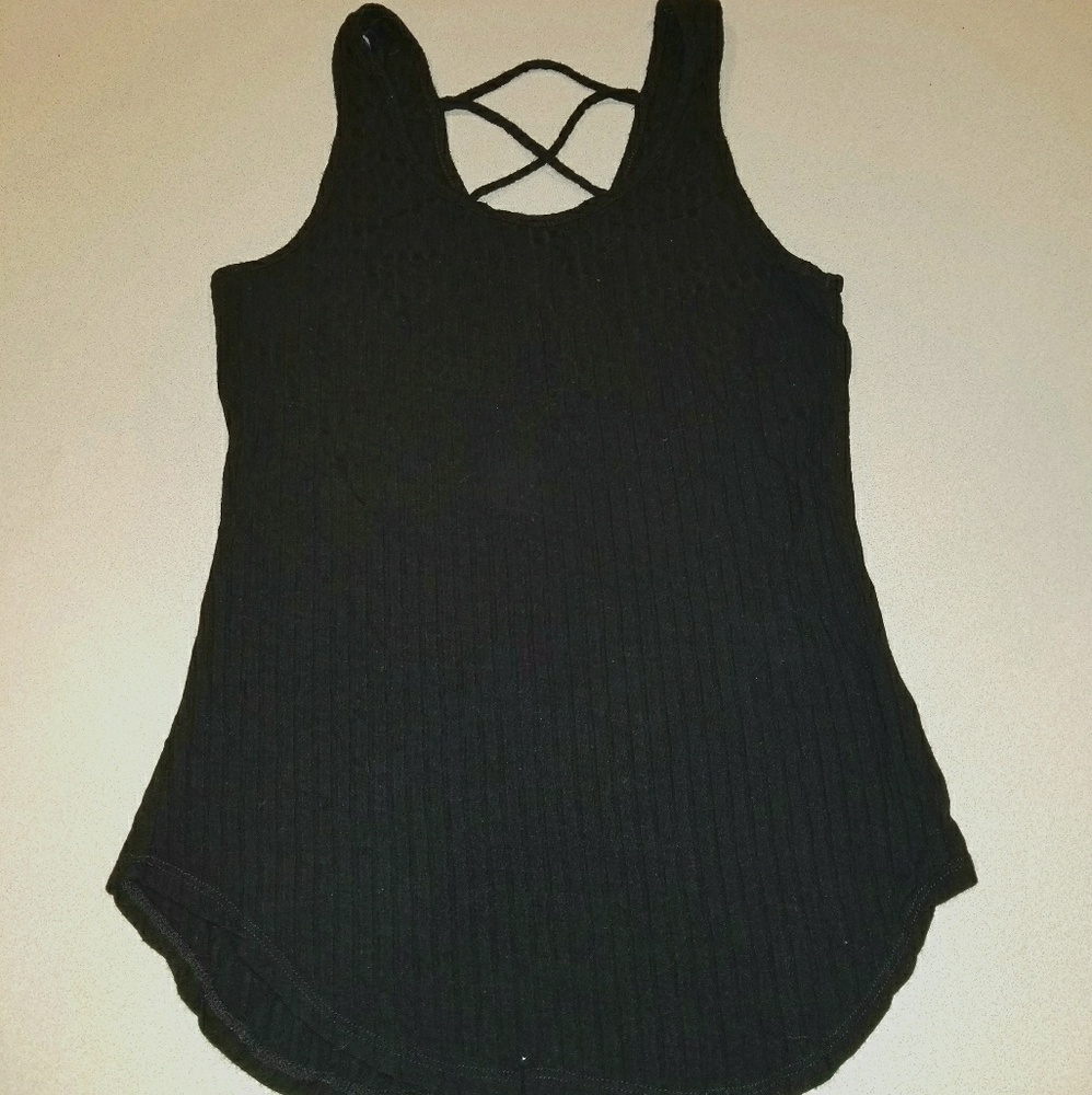 🔴3 for $15 SALE. Black ribbed tank