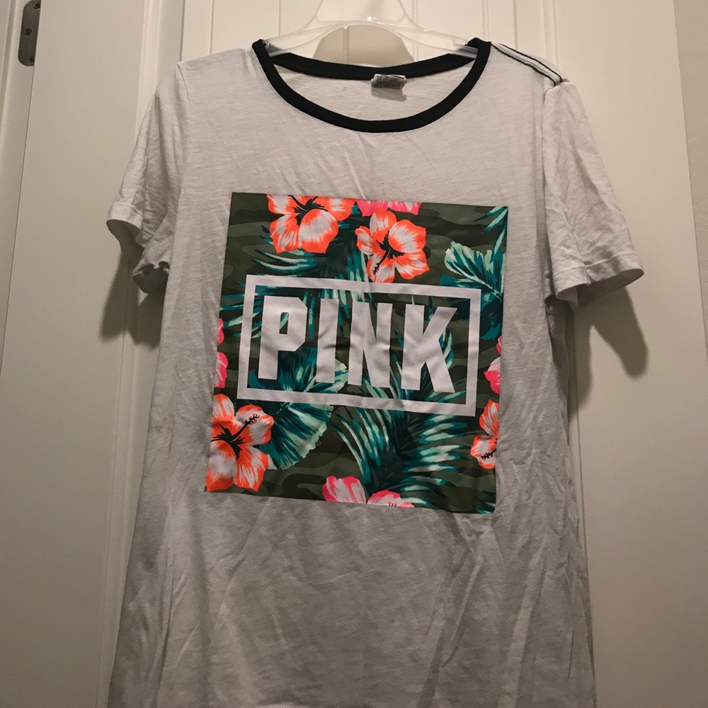 VS PINK floral tee