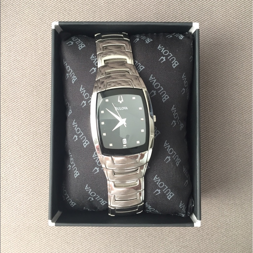 Bulova 96G46 Wrist Watch - Men - Stainless Steel