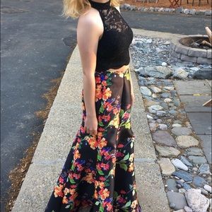Floral Prom Gown
