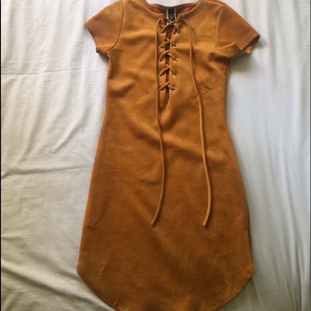 Mustard yellow dress