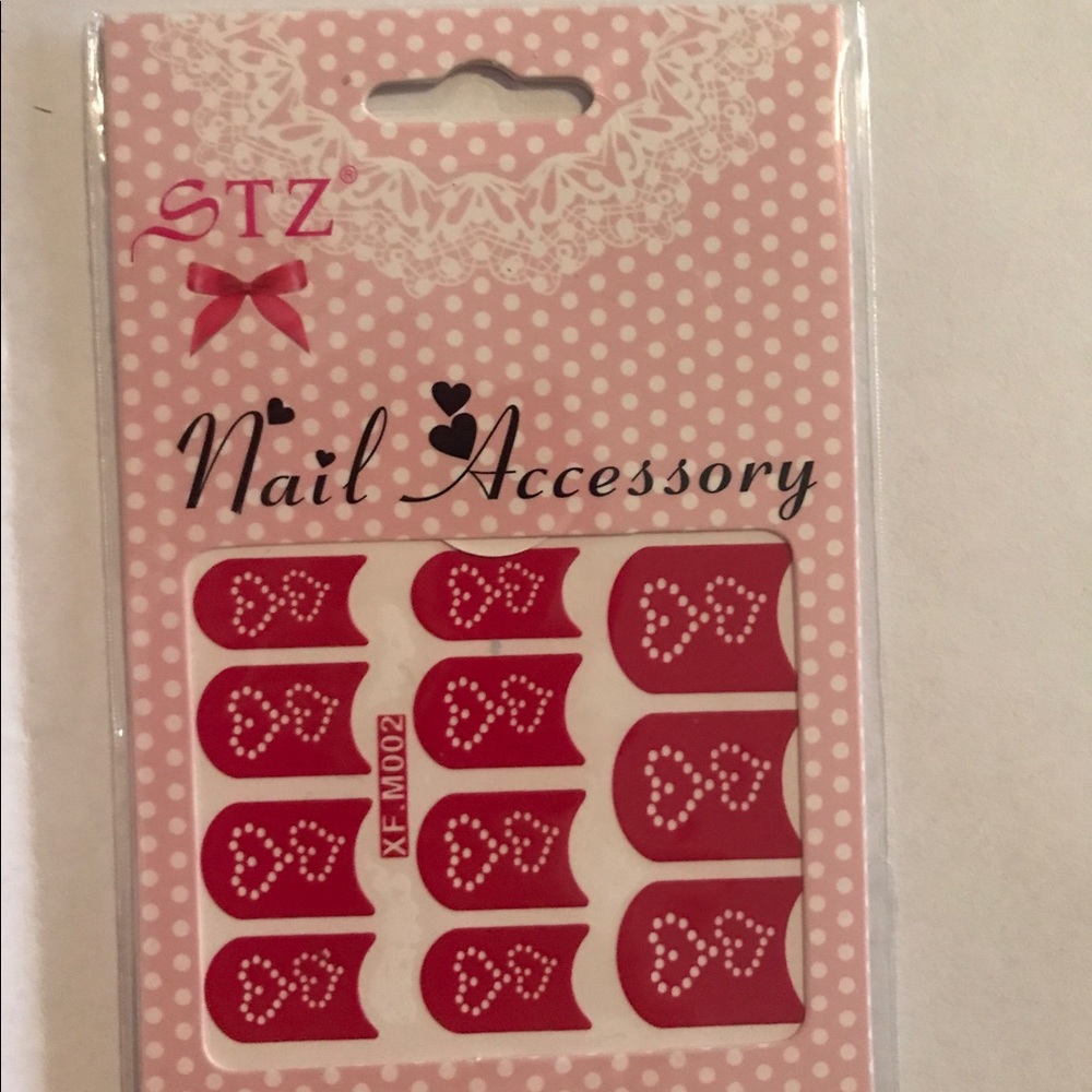 🍄Nail decal bundle 3 packs