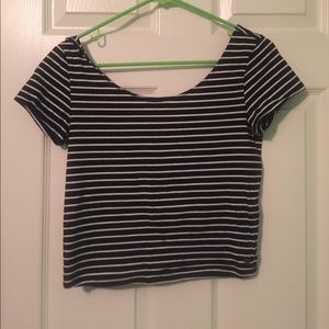 Striped Crop Top.