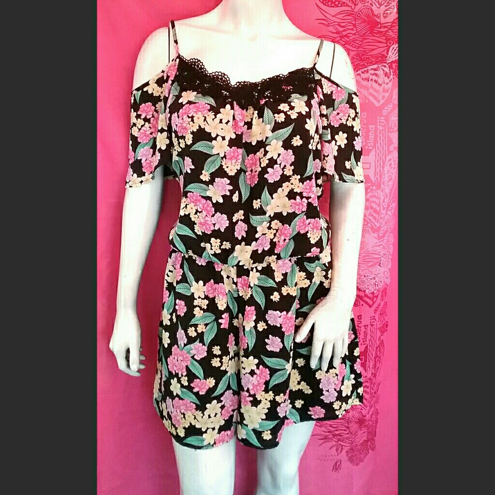 Decree Floral Romper Shorts