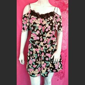 Decree Floral Romper Shorts