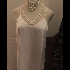 GSLove Soft and Silky Creamy Wht Slip Dress 1X