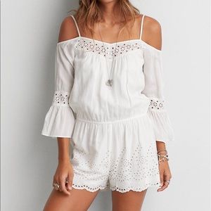 American Eagle Cold Shoulder Romper