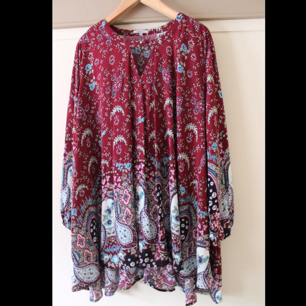Long sleeve tunic