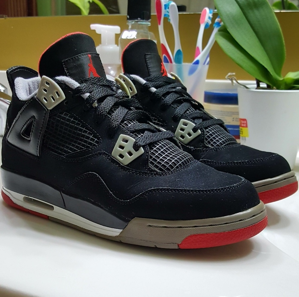 2008 Nike Air Jordan Retro 4 breds COUNTDOWN