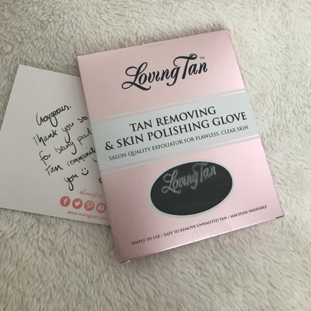 NIB LovingTan Skin Exfoliating/Tan Removing Glove