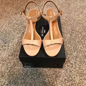 Nude Coach heels