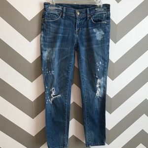 Citizens of Humanity Distressed Crop Jeans