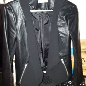 Feux leather jacket