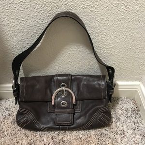 Coach small brown leather purse