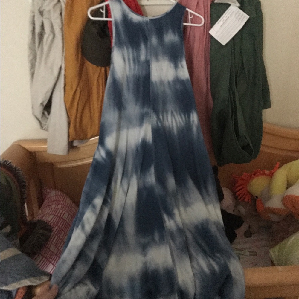Zara shibori dress