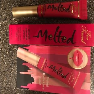 Too Faced Melted lip color in "Melted Candy"