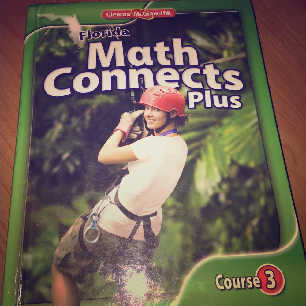 Florida Math Connects Plus 8th grade book
