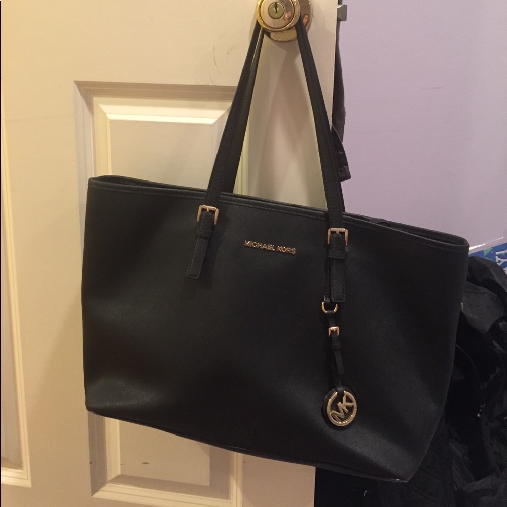 Michael Kors black shoulder bag