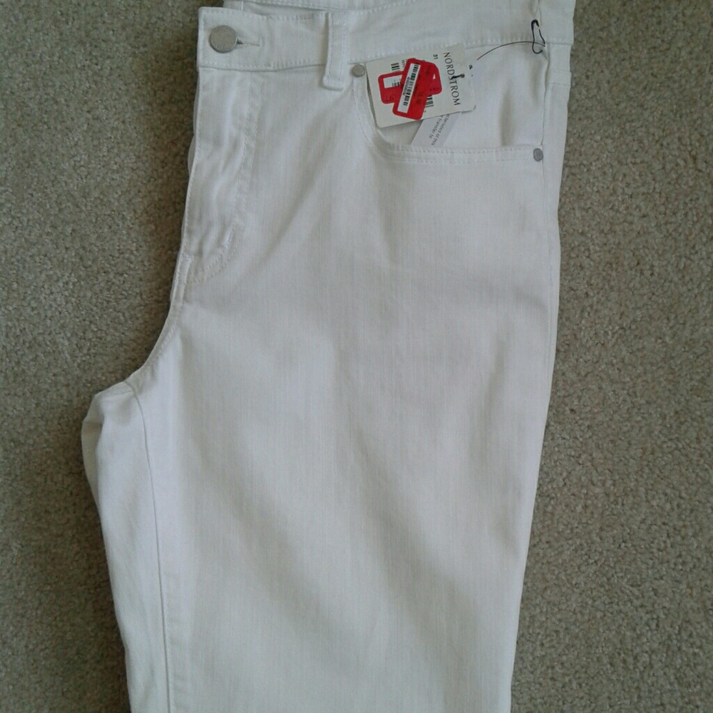 White jeans