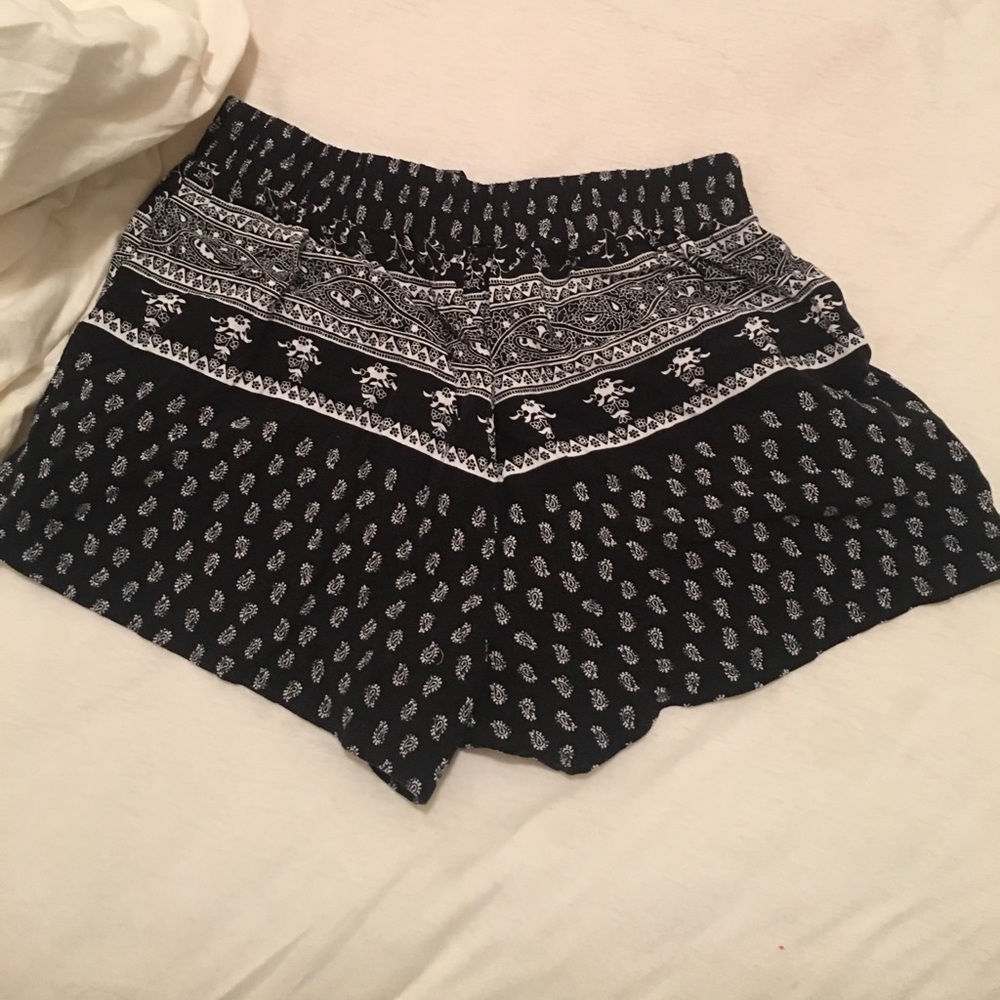 Fabric high waisted shorts M