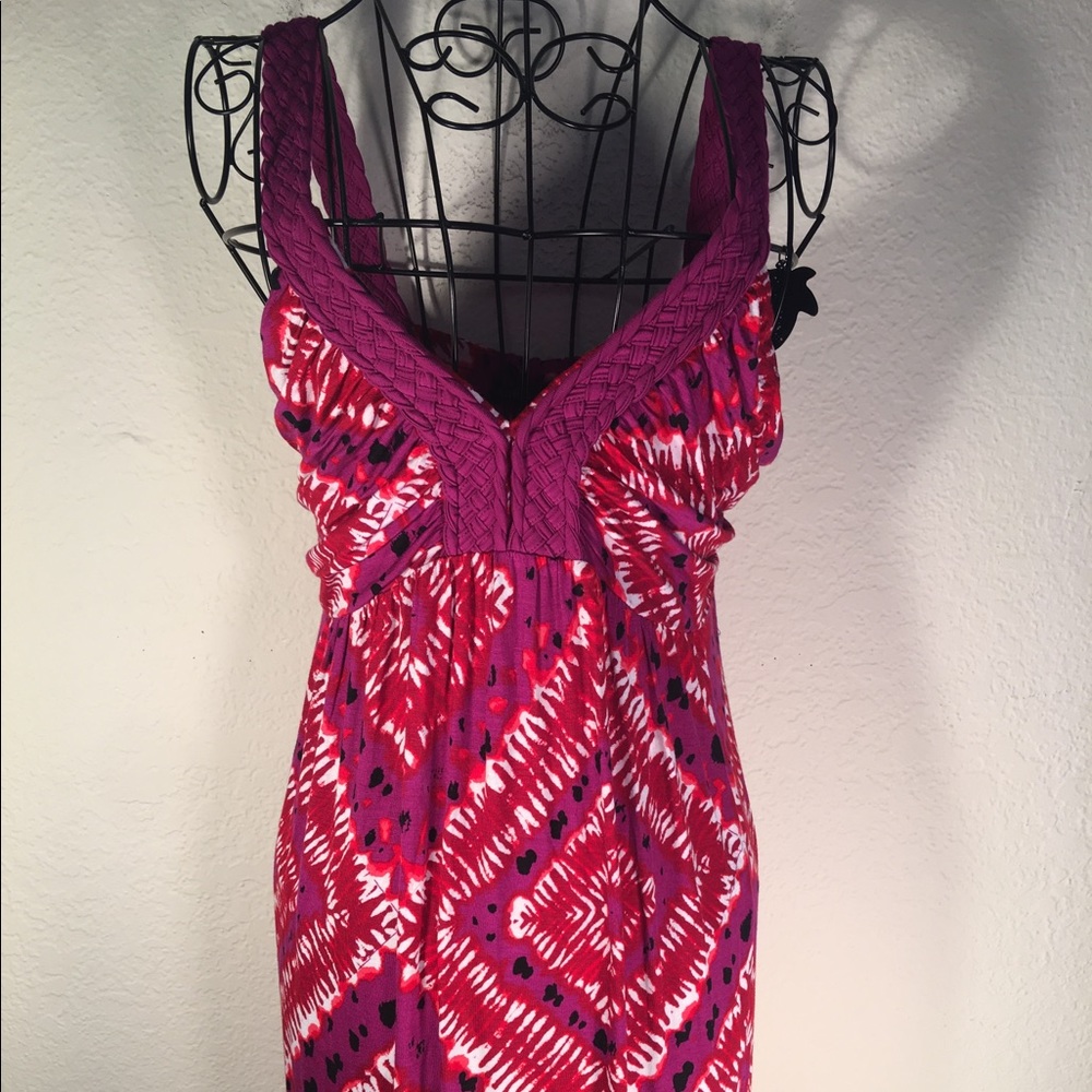 Design History Woven Straps V Front Maxi Dress