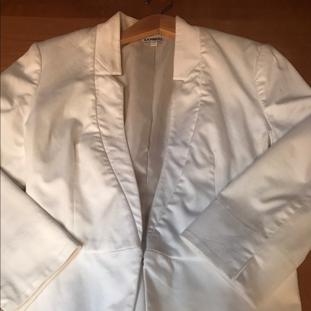 White blazer