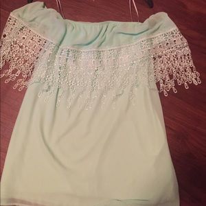 Sage Clothing cute off the shoulder dress