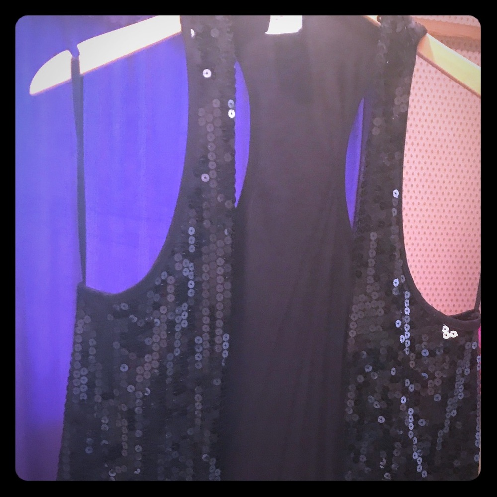 Sequined vest