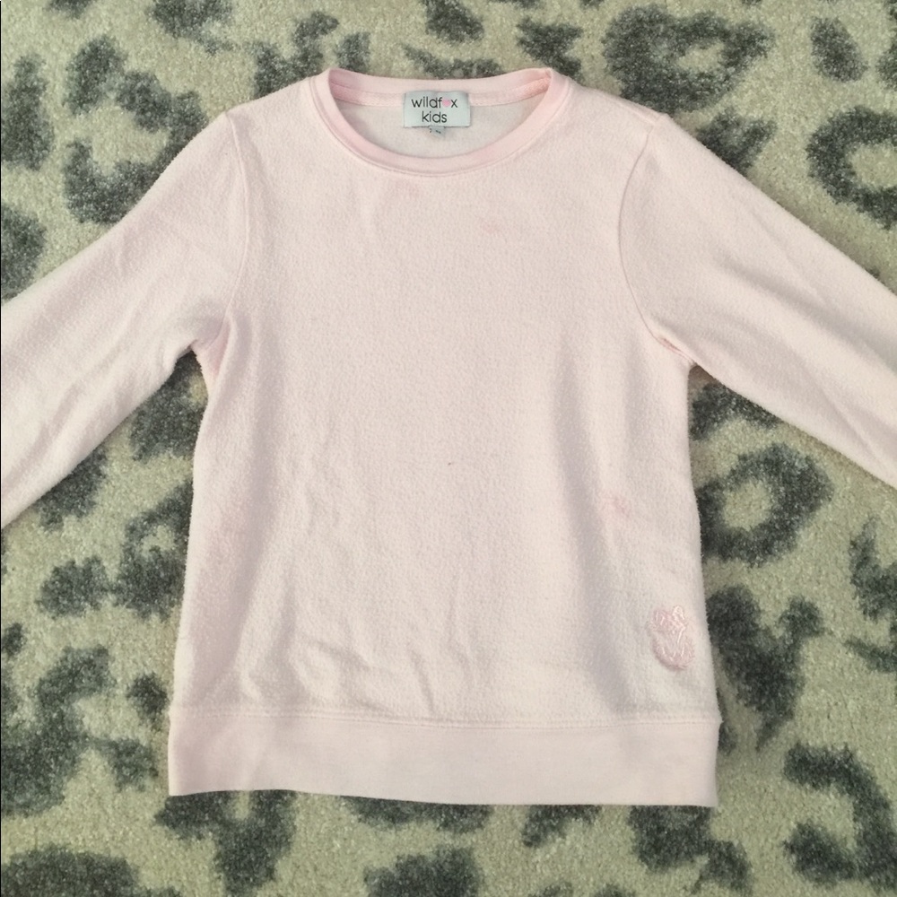 Wildfox kids pink beach jumper girls 6X