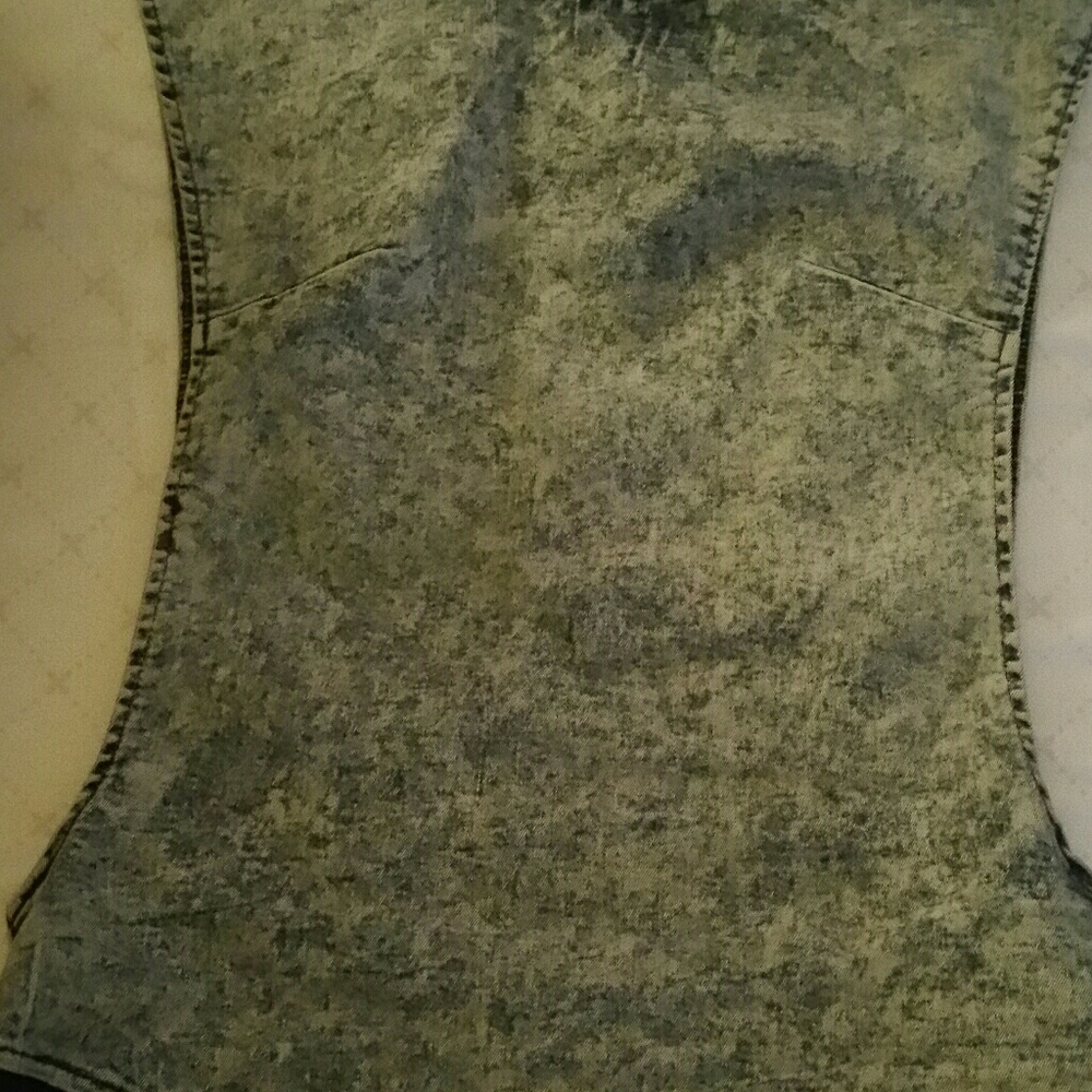 Acid Wash Cutout Bodysuit - Picture 4 of 5
