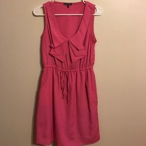 Coral dress with pockets!
