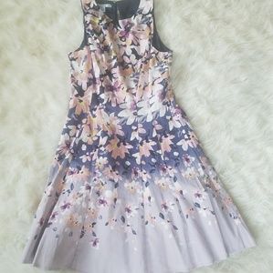 Maggy London Floral Fit n Flare Dress