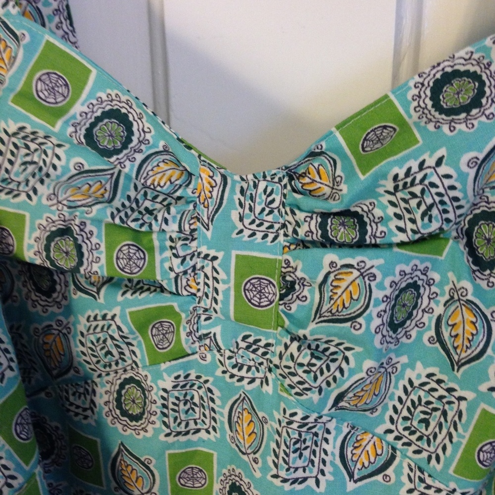 Super Cute Fair Trade Cotton Halter Top With Sparkly Buttons - Medium - Picture 6 of 6