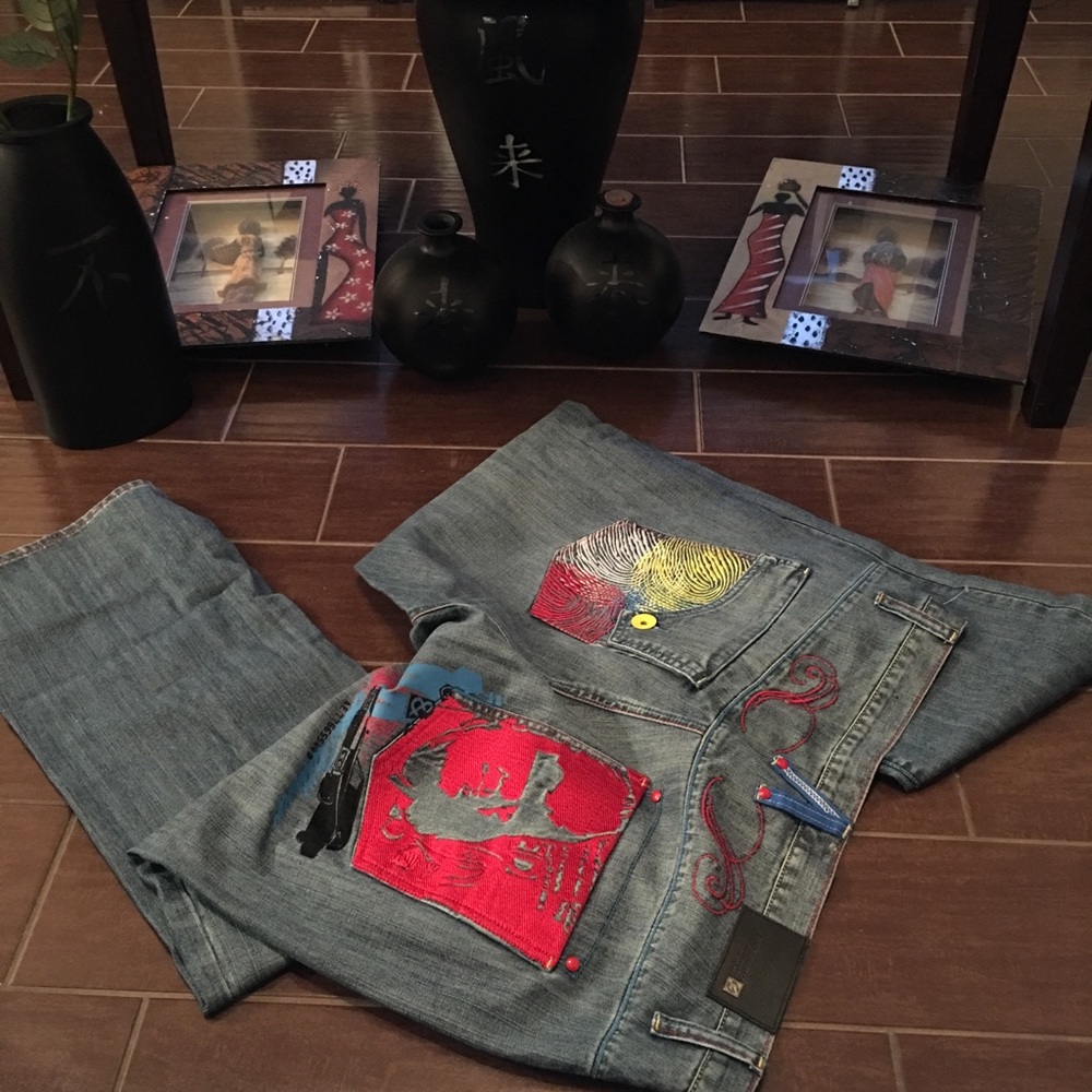 G-Unit Limited Edition Jeans hand stitched