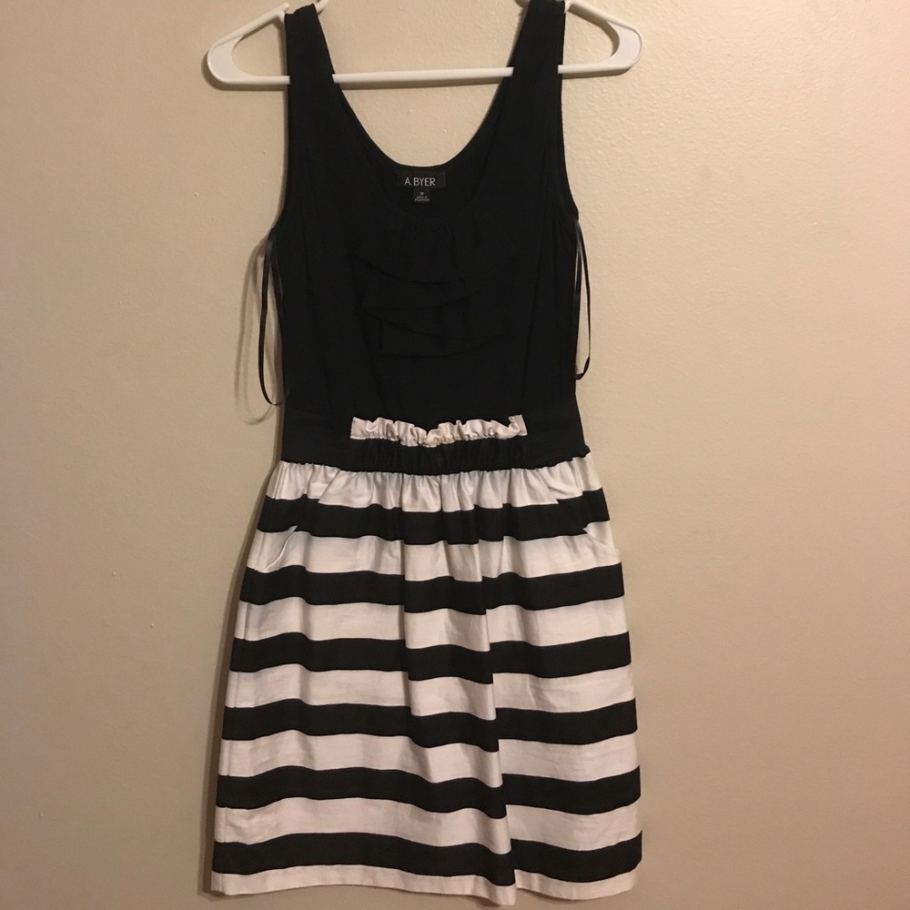 Black and white dress