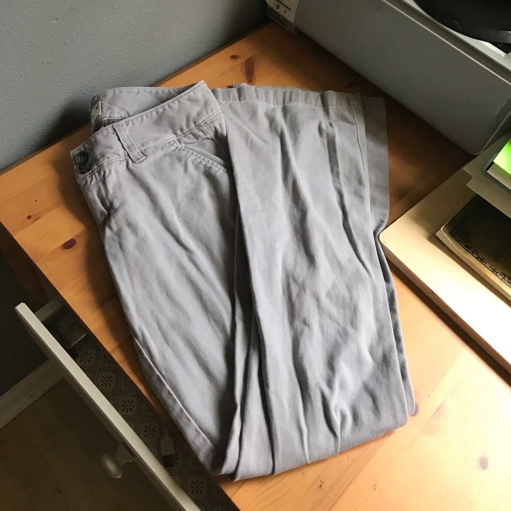 Grey AEO business slacks