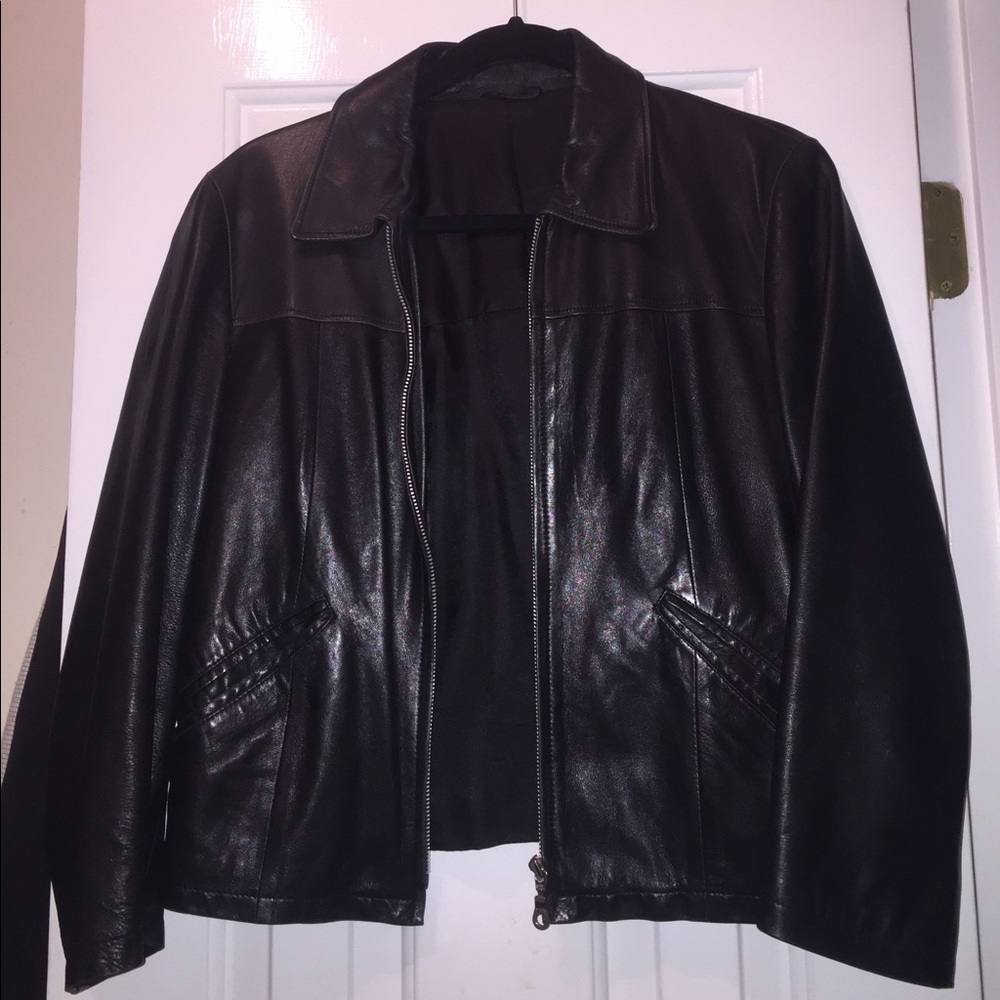 Faux Leather Jacket