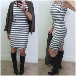 Banana Republic Striped Sheath Dress