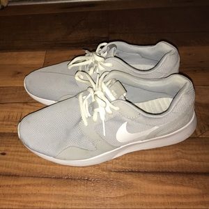 Grey and White Nike Sneakers