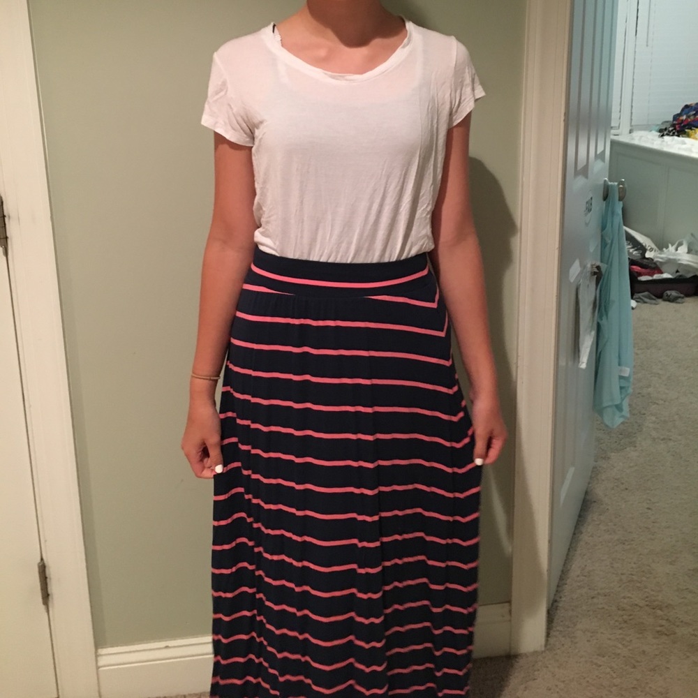 Striped Cherokee Maxi skirt