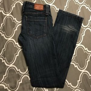 Frankie B Dark Straight Leg Jeans