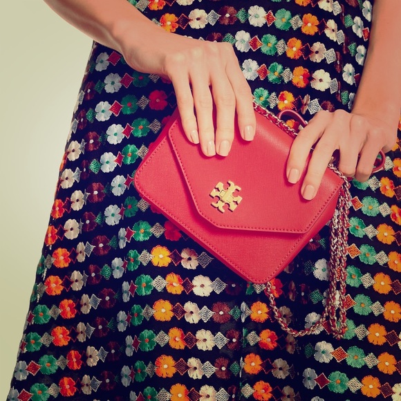 Red Kira Mini Chain Cross-body