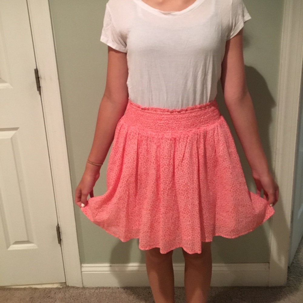 Girls pink skirt