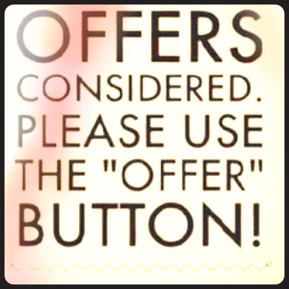 Please use the offer button.