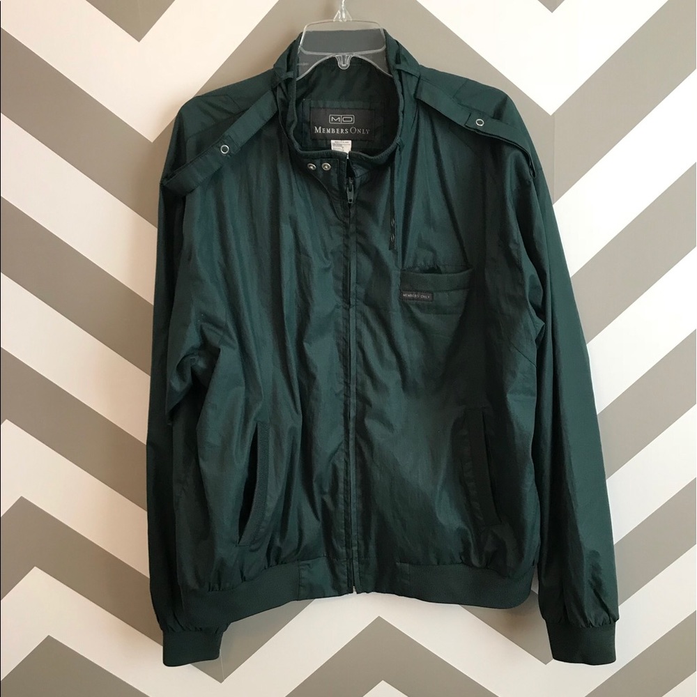 Members Only Green Jacket