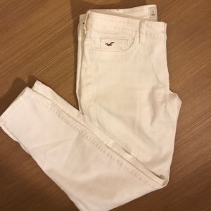 White Hollister Skinny Jeans