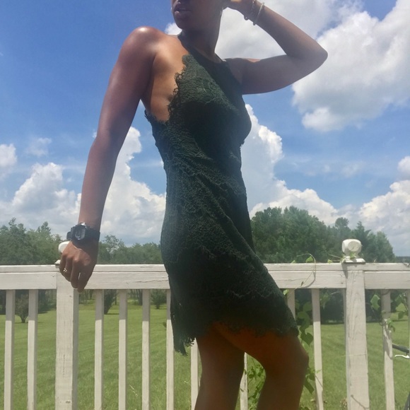 ❌SOLD❌✨Intimately Free People Lace Green Dress Siz - Picture 4 of 5